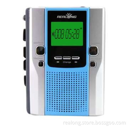 Portable cassette player with language learning function